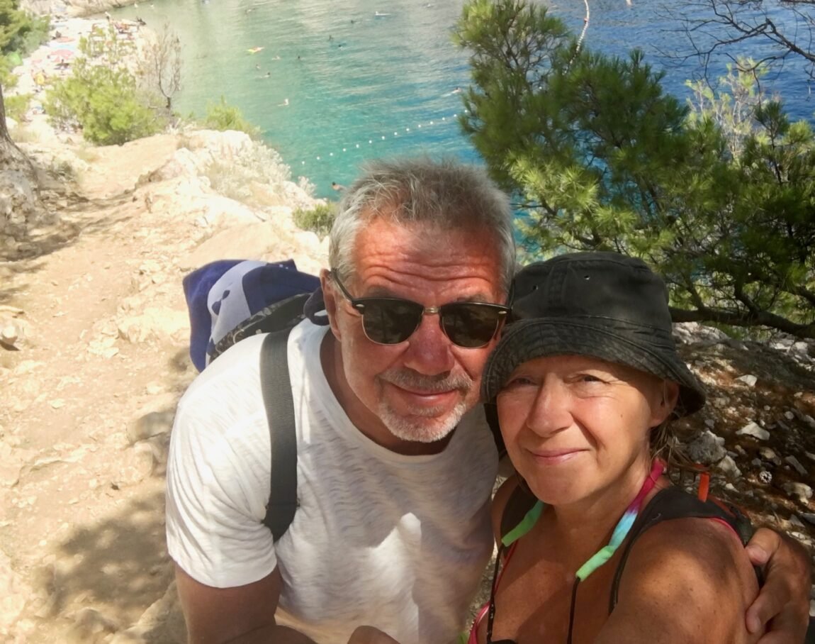 With the family in Croatia