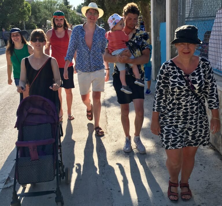 Jag, Ingrid, Ville, Adam, Fabian, Emilie, Patrica och Noel. Taget av Peter.
